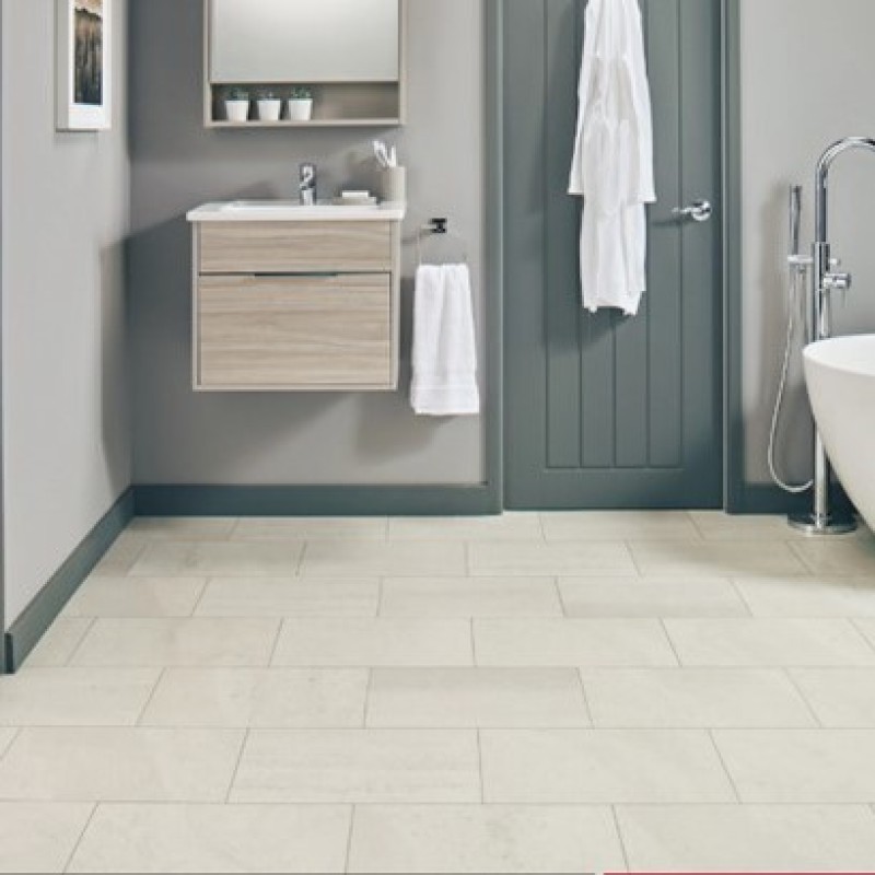 Karndean Knight Tile Honed Oyster Slate ST17 Gluedown Luxury Vinyl Tile